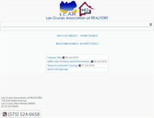 Tablet Screenshot of lascrucesassociationofrealtors.com